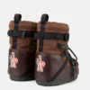 Moon Boot X Moncler Grenoble Icon Low Mocha Brown Boots