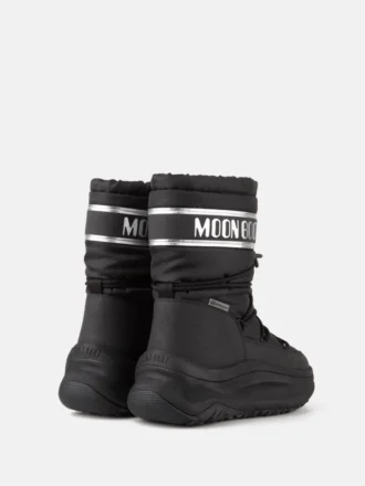 Moon247 Black & Silver Polar Boots