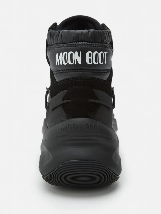 Moon247 Black Xlace Mid Sneakers Moon247 Black Xlace Mid Sneakers