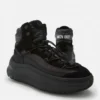 Moon247 Black Xlace Mid Sneakers Moon247 Black Xlace Mid Sneakers