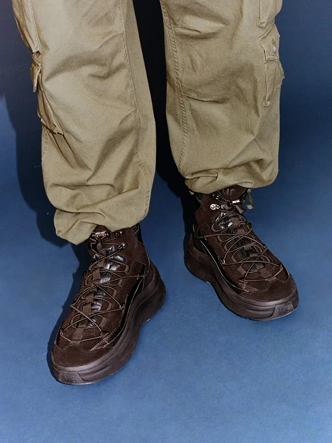 Moon247 Black Xlace Mid Sneakers Moon247 Black Xlace Mid Sneakers