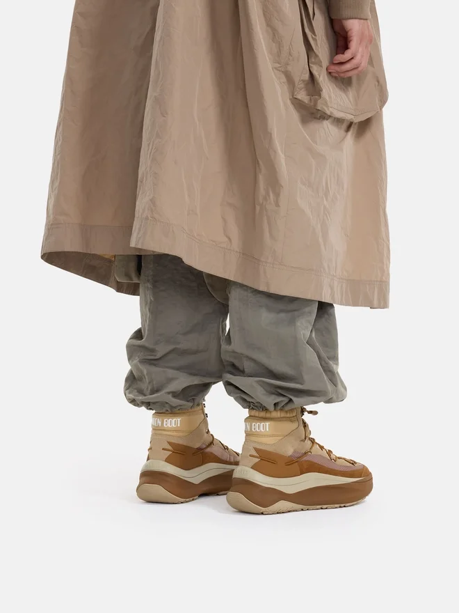 Moon247 Brown Xlace Mid Sneakers Moon247 Brown Xlace Mid Sneakers