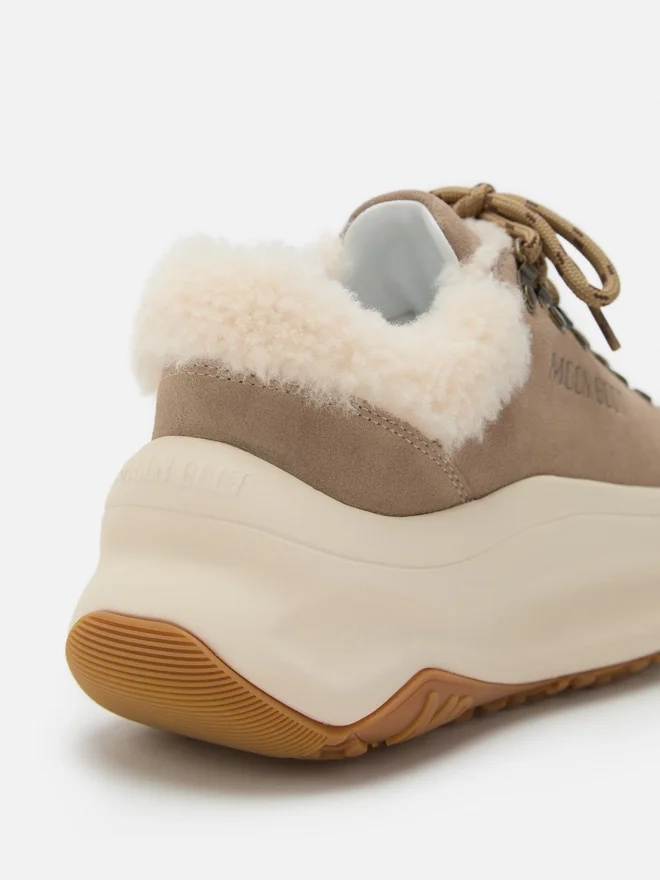 Moon247 City Beige Shearling Sneakers Moon247 City Beige Shearling Sneakers