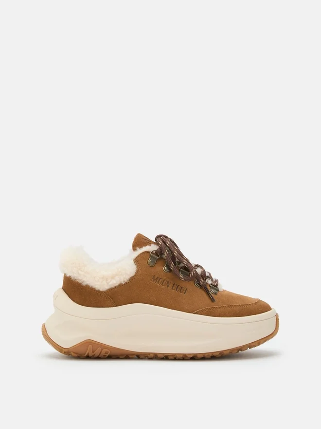 Moon247 City Brown Shearling Sneakers Moon247 City Brown Shearling Sneakers