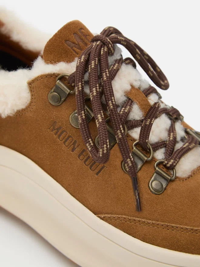 Moon247 City Brown Shearling Sneakers Moon247 City Brown Shearling Sneakers