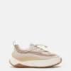 Moon247 Xlace off White & Taupe Sneakers
