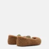 Shearling Brown Ballerinas