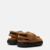 Shearling Brown Sandals