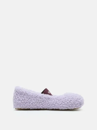 Shearling Lilac Ballerinas