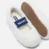 Shearling White Ballerinas