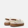 Shearling White Sandals