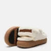 Shearling White Sandals