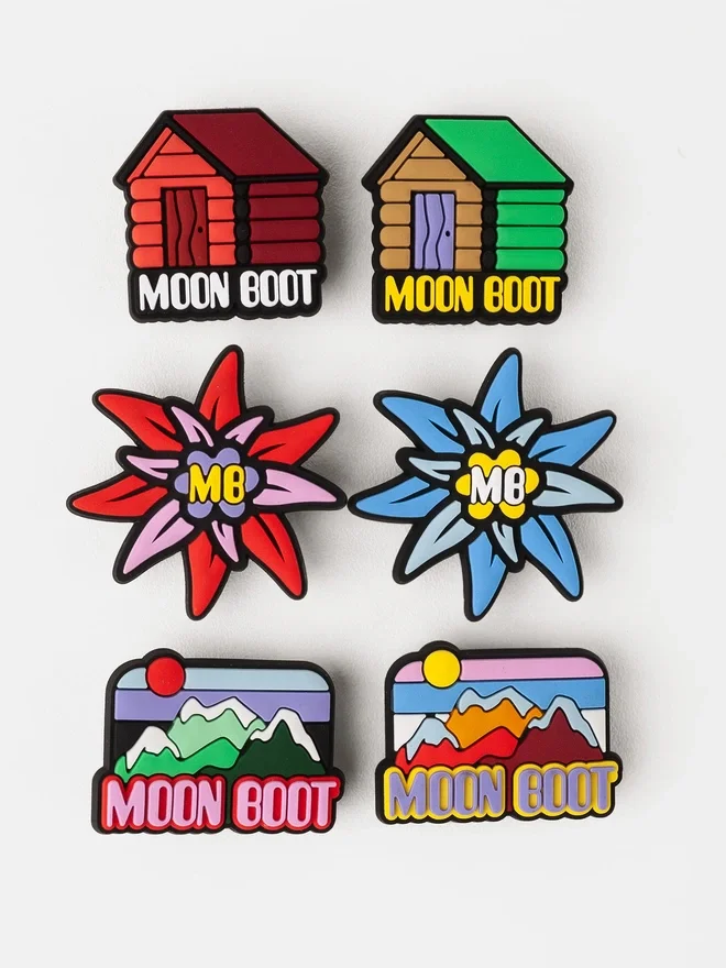 Shoe Charm Set Mountain Shoe Charm Set Mountain