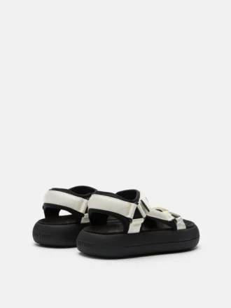 Super Sandal Black & White