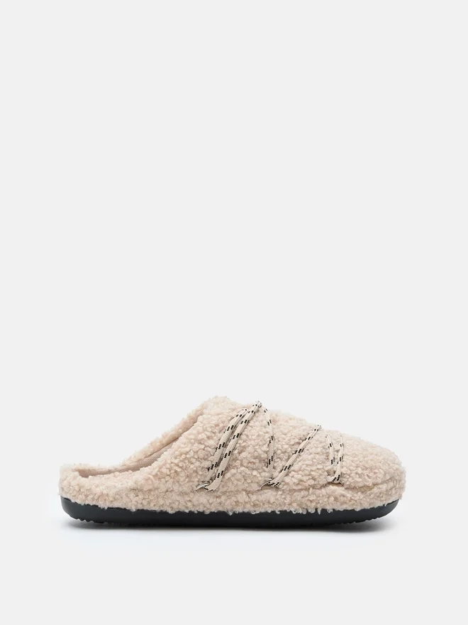 Teddy Slipper Beige Teddy Slipper Beige