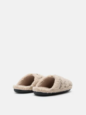 Teddy Slipper Beige