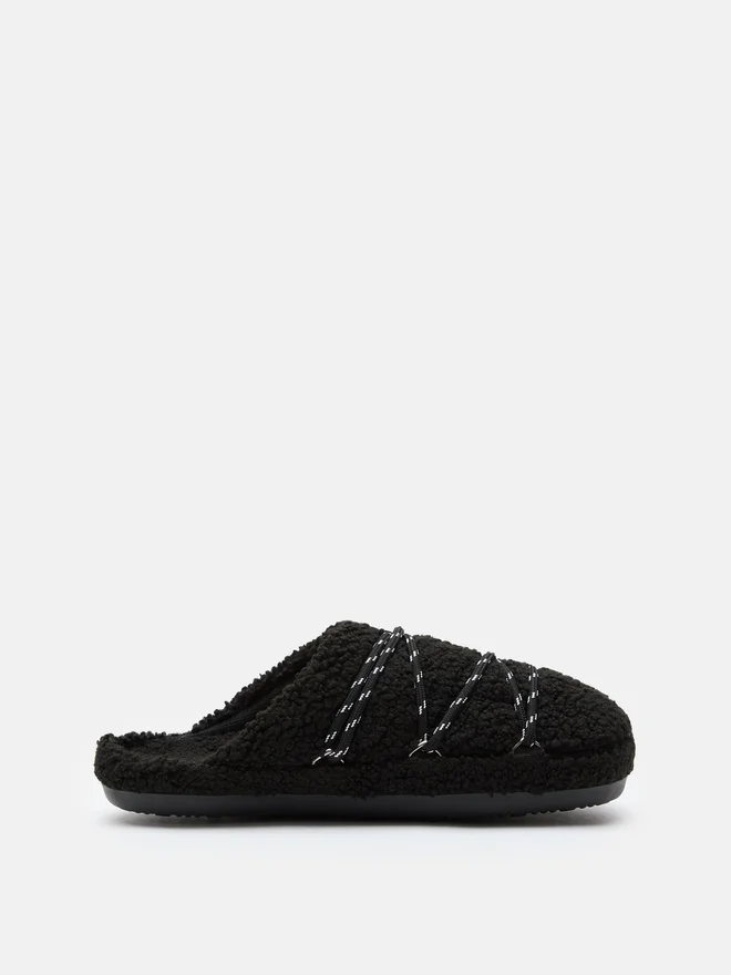 Teddy Slipper Black Teddy Slipper Black