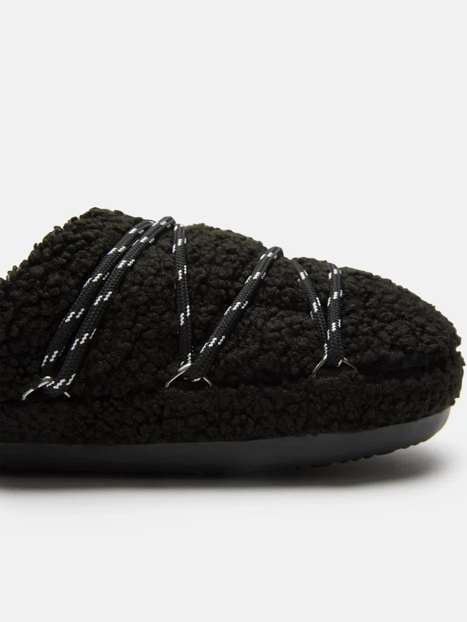 Teddy Slipper Black Teddy Slipper Black